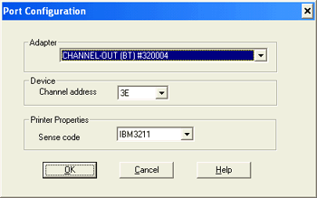 Port Configuration Dialog Box