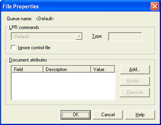File Properties Dialog Box