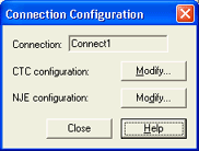 Connection Configuration Dialog Box