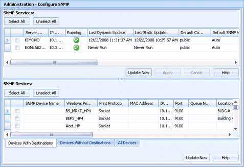 Configure SNMP Utility