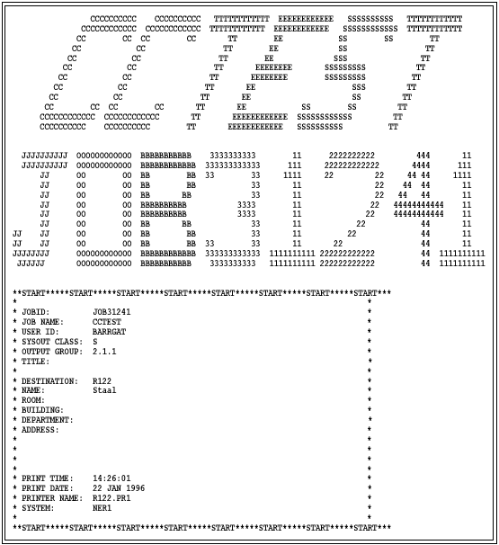 Appendix A Banner Page Detection Example